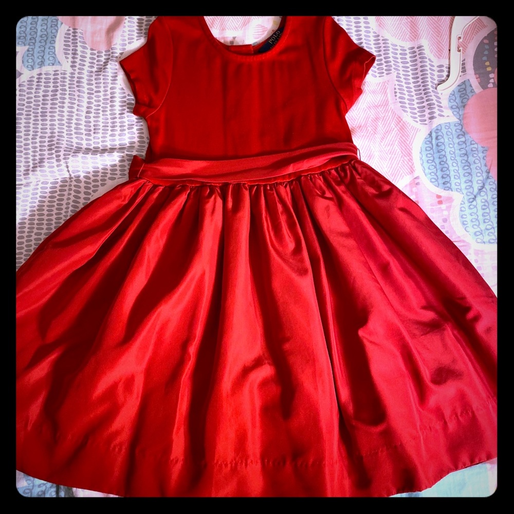 Girls Polo Ralph Lauren Red dress